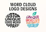 design best word cloud logo within 24 hrs